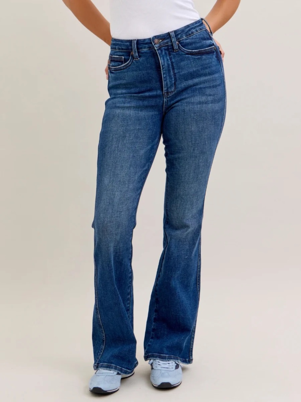 Judy Blue High Waisted Tummy Control Bootcut Jeans Long Inseam NWT